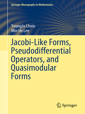 cover image of Jacobi-Like Forms, Pseudodifferential Operators, and Quasimodular Forms